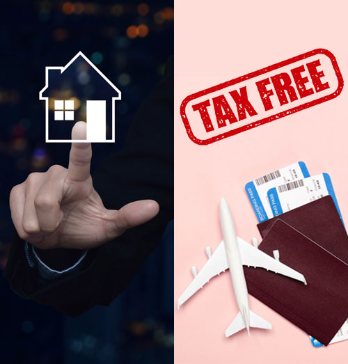 Remote listing & travel tax free